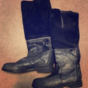 Eileen Fisher zipper tall boot.